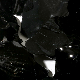 Obsidian Chunk #1 - 20kg Box - 4"    from Stonebridge Imports