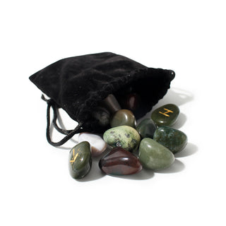 India Agate Runes Set from Stonebridge Imports