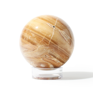 Golden Calcite Sphere Unique #1 - 3 1/8" from Stonebridge Imports
