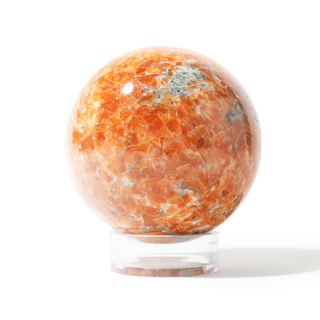 Orange Calcite Sphere Unique #10- 3 1/8" from Stonebridge Imports