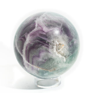 Fluorite Green and Purple Sphere Unique #17 from Stonebridge Imports
