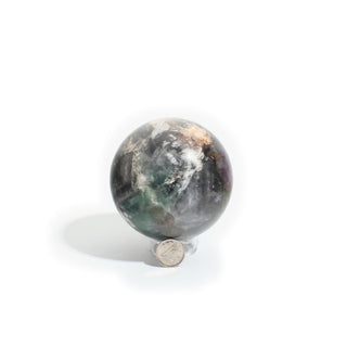 Fluorite Green and Purple Sphere Unique #18 from Stonebridge Imports