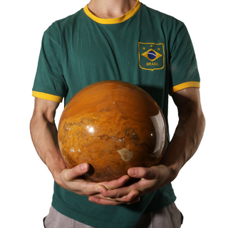 Yellow Jasper Sphere Unique #1 - 10" from Stonebridge Imports