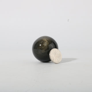 Gold Sheen Obsidian Sphere from Stonebridge Imports