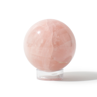 Rose Quartz Sphere Unique #112 - 3 1/2" from Stonebridge Imports
