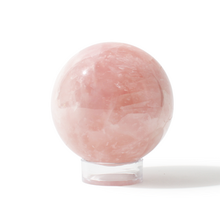 Rose Quartz Sphere Unique #115 - 3 1/2" from Stonebridge Imports