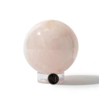 Rose Quartz Sphere Unique #116 - 3 5/8" from Stonebridge Imports