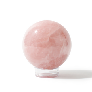 Rose Quartz Sphere Unique #120 - 3 5/8" from Stonebridge Imports