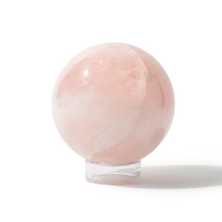 Rose Quartz Sphere Unique #121 - 3 7/8" from Stonebridge Imports
