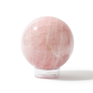 Rose Quartz Sphere Unique #125 - 3 3/4" from Stonebridge Imports