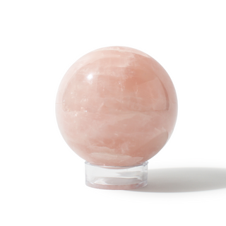 Rose Quartz Sphere Unique #128 - 3 1/2" from Stonebridge Imports