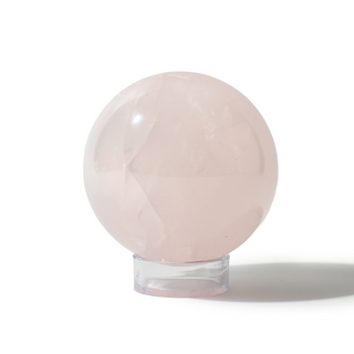 Rose Quartz Sphere Unique #129 - 3 5/8" from Stonebridge Imports
