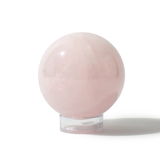 Rose Quartz Sphere Unique #131 - 3 5/8" from Stonebridge Imports