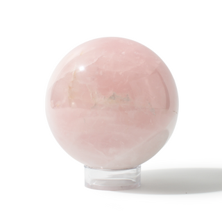 Rose Quartz Sphere Unique #135 - 4" from Stonebridge Imports