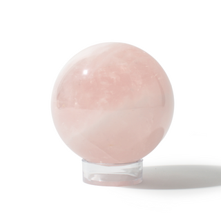 Rose Quartz Sphere Unique #137 - 3 1/2" from Stonebridge Imports