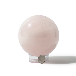 Rose Quartz Sphere Unique #138 - 3 5/8" from Stonebridge Imports