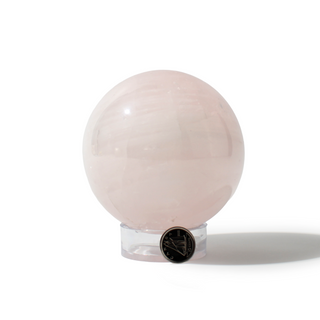 Rose Quartz Sphere Unique #141 - 3 1/4" from Stonebridge Imports