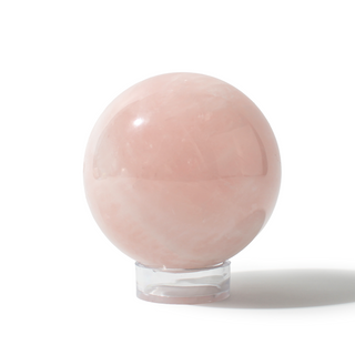 Rose Quartz Sphere Unique #142 - 3 1/2" from Stonebridge Imports