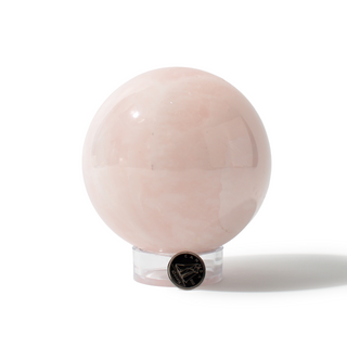 Rose Quartz Sphere Unique #142 - 3 1/2" from Stonebridge Imports