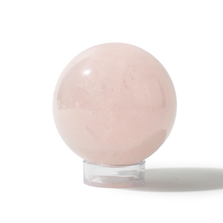 Rose Quartz Sphere Unique #144 - 3 1/2" from Stonebridge Imports