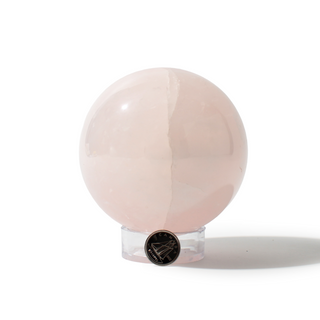 Rose Quartz Sphere Unique #144 - 3 1/2" from Stonebridge Imports