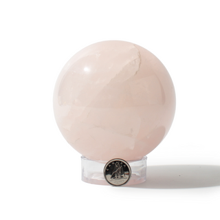Rose Quartz Sphere Unique #145 - 3 1/4" from Stonebridge Imports