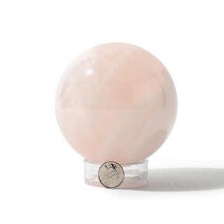Rose Quartz Sphere Unique #146 - 3 1/2" from Stonebridge Imports