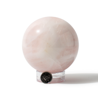 Rose Quartz Sphere Unique #148 - 3 1/2" from Stonebridge Imports