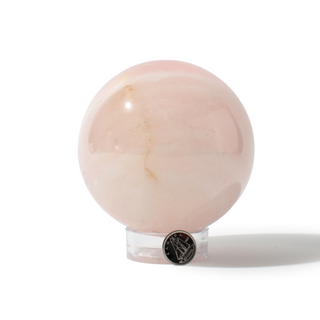 Rose Quartz Sphere Unique #149 - 3 3/4" from Stonebridge Imports