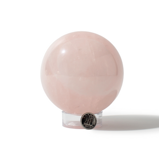 Rose Quartz Sphere Unique #160 - 3 3/8" from Stonebridge Imports