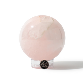 Rose Quartz Sphere Unique #162 - 3 1/2" from Stonebridge Imports