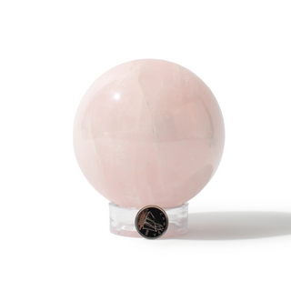 Rose Quartz Sphere Unique #165 - 3 1/2" from Stonebridge Imports