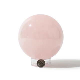 Rose Quartz Sphere Unique #171 - 3 7/8" from Stonebridge Imports