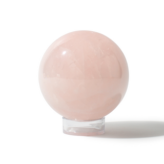 Rose Quartz Sphere Unique #175 - 3 3/4" from Stonebridge Imports