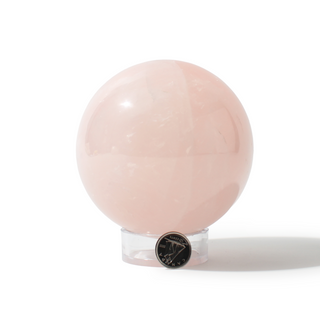 Rose Quartz Sphere Unique #176 - 3 1/2" from Stonebridge Imports