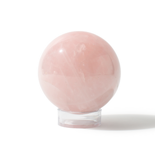 Rose Quartz Sphere Unique #183 - 3 3/8" from Stonebridge Imports