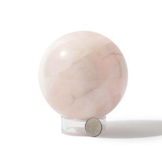 Rose Quartz Sphere Unique #188 - 3 1/2" from Stonebridge Imports
