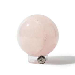 Rose Quartz Sphere Unique #189 - 3 5/8" from Stonebridge Imports