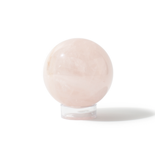 Rose Quartz Sphere Unique #35 - 3 3/8" from Stonebridge Imports