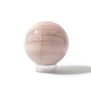 Rose Quartz Sphere Unique #55 - 3 5/8" from Stonebridge Imports