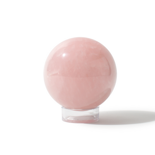 Rose Quartz Sphere Unique #63 - 3 3/8" from Stonebridge Imports