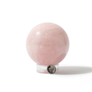 Rose Quartz Sphere Unique #63 - 3 3/8" from Stonebridge Imports