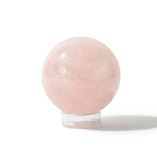 Rose Quartz Sphere Unique #64 - 3 1/2" from Stonebridge Imports