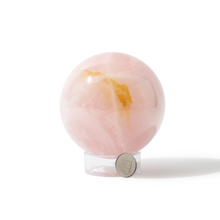 Rose Quartz Sphere Unique #67 - 3 1/4" from Stonebridge Imports