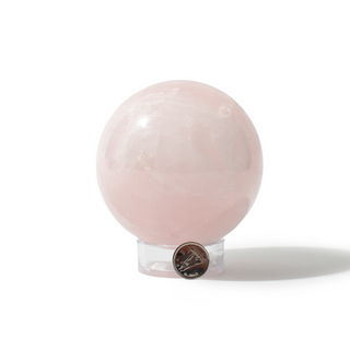Rose Quartz Sphere Unique #69 - 3 1/2" from Stonebridge Imports