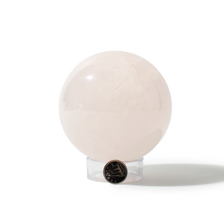 Rose Quartz Sphere Unique #71 - 3 1/2" from Stonebridge Imports