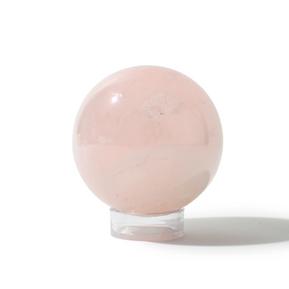 Rose Quartz Sphere Unique #77 - 3 1/2" from Stonebridge Imports