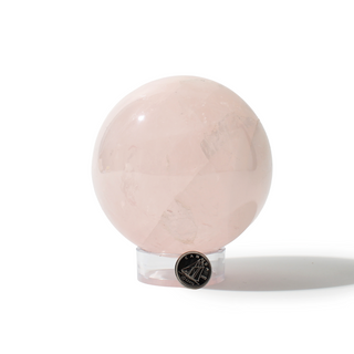 Rose Quartz Sphere Unique #77 - 3 1/2" from Stonebridge Imports