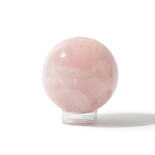 Rose Quartz Sphere Unique #89 - 3 3/4" from Stonebridge Imports