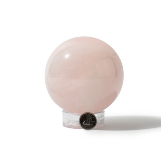 Rose Quartz Sphere Unique #90 - 3 3/8" from Stonebridge Imports